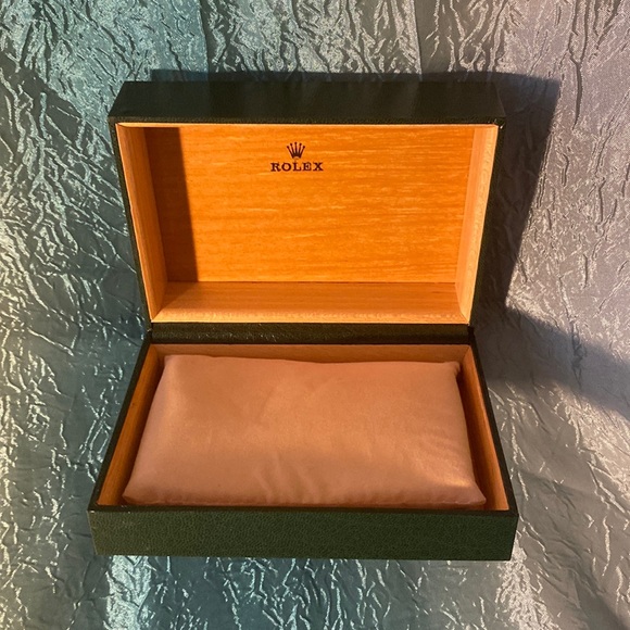 Rolex Accessories Authentic Rolex Watch Box With Pad Exterior Green